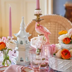 Pink Parrot Candlescape|Mrs. Alice Outlet