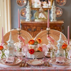 Pink Parrot Candlescape|Mrs. Alice Hot