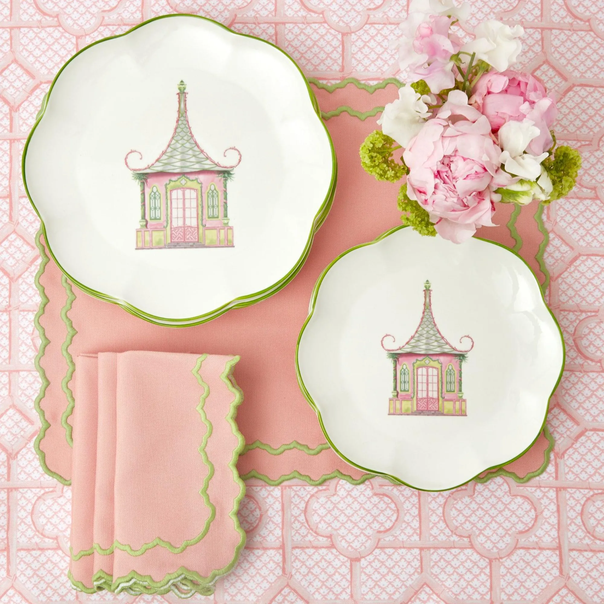 Pink Penelope Napkins (Set Of 4)|Mrs. Alice Online