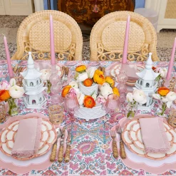 Pink Petal Bamboo Dinner Plates (Set Of 4)|Mrs. Alice Outlet