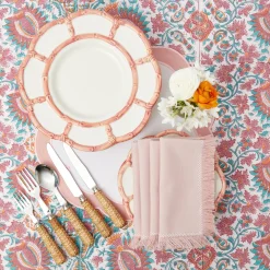 Pink Petal Bamboo Dinner Plate|Mrs. Alice Discount