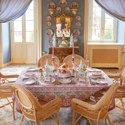 Pink Petal Bamboo Dinner Plate|Mrs. Alice Discount