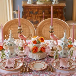 Pink Petal Bamboo Dinner Plate|Mrs. Alice Sale