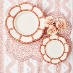 Pink Petal Bamboo Dinner Plate|Mrs. Alice Sale