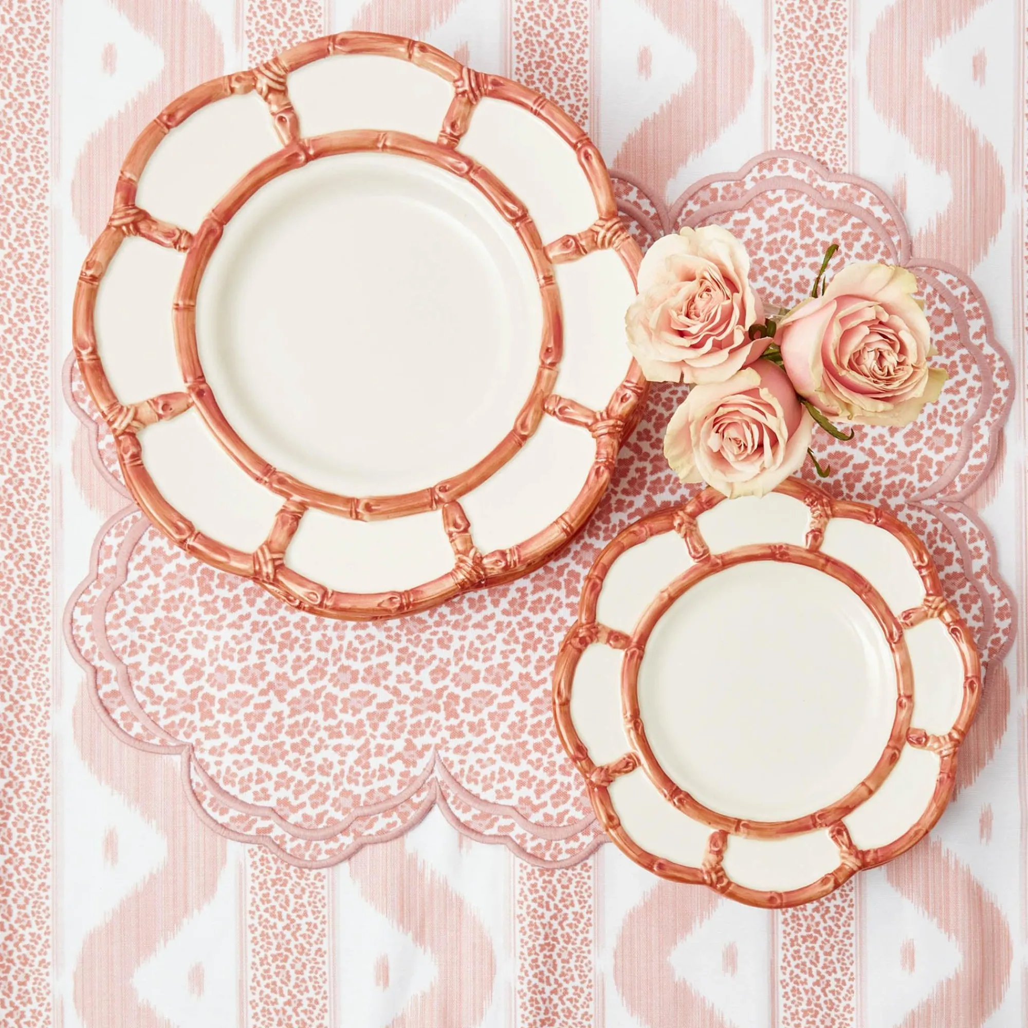 Pink Petal Bamboo Dinner Plate|Mrs. Alice Sale