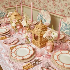 Pink Petal Bamboo Dinner Plate|Mrs. Alice Sale