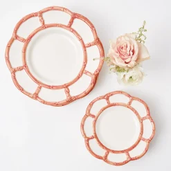 Pink Petal Bamboo Starter Plate|Mrs. Alice Online