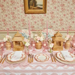 Pink Petal Bamboo Starter Plate|Mrs. Alice Online