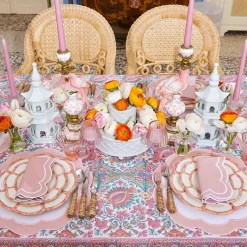 Pink Petal Bamboo Starter Plate|Mrs. Alice