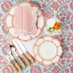 Pink Petal Bamboo Starter Plate|Mrs. Alice