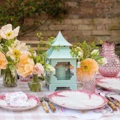 Pistachio Green Pagoda Lantern|Mrs. Alice