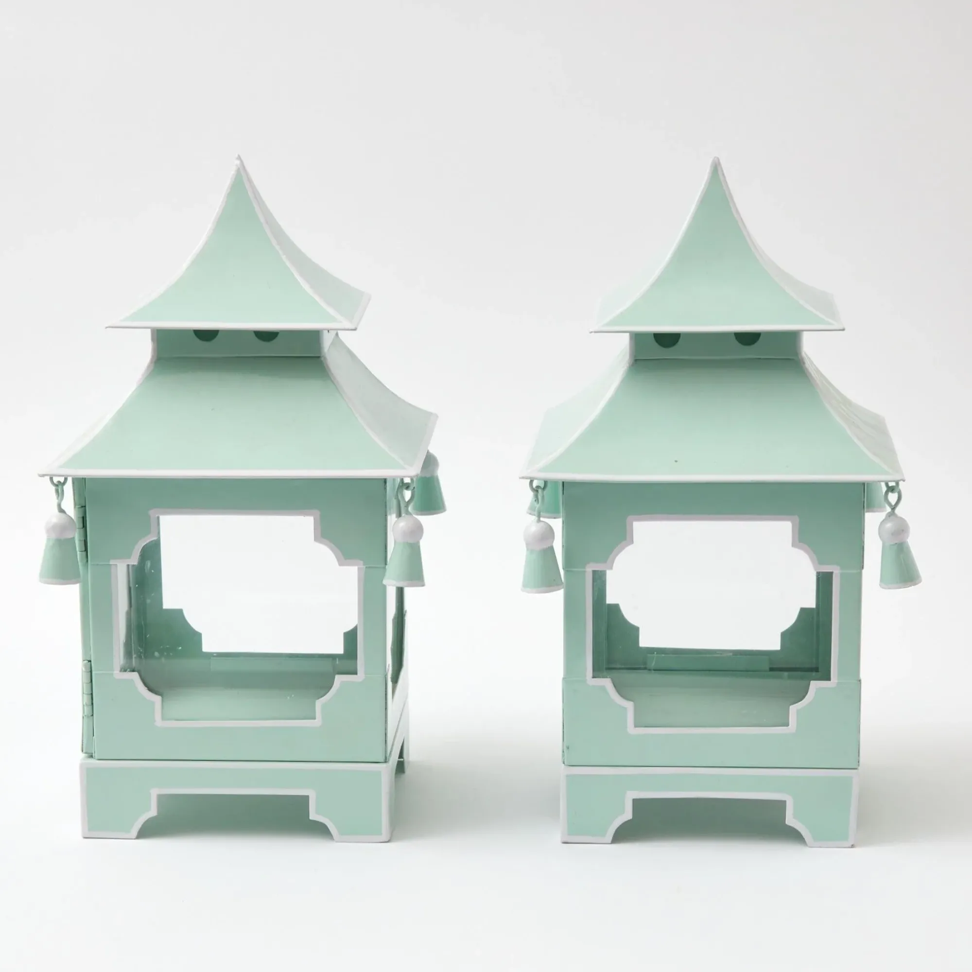Pistachio Green Pagoda Lantern|Mrs. Alice