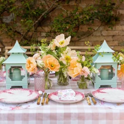 Pistachio Green Pagoda Lantern|Mrs. Alice Best