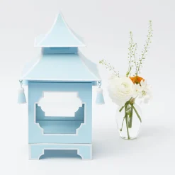 Powder Blue Pagoda Lantern|Mrs. Alice New