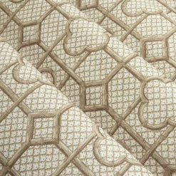 Putty Bamboo Trellis Fabric|Mrs. Alice Hot