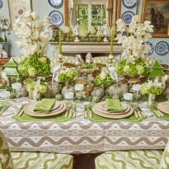 Putty Ikat Tablecloth|Mrs. Alice Sale