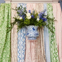 Putty Pagoda Garden Fabric|Mrs. Alice Clearance