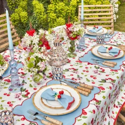 Raffia Cherry Napkin Holders (Set Of 4)|Mrs. Alice Clearance