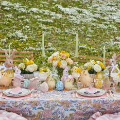 Rattan Bunny Napkin Rings (Set Of 4)|Mrs. Alice