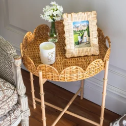 Rattan Photo Frame (Pair)|Mrs. Alice Best