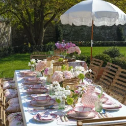 Rose Hobnail Jug With Emerald Handle|Mrs. Alice Outlet