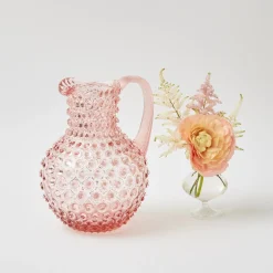 Rose Pink Hobnail Jug|Mrs. Alice Discount