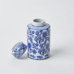 Round Chinoiserie Ginger Jars (Pair)|Mrs. Alice Hot