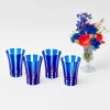 Royal Blue Positano Glasses (Set Of 4)|Mrs. Alice Outlet