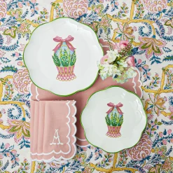 Scalloped Easter Dinner & Starter Plate (Set Of 8)|Mrs. Alice Sale