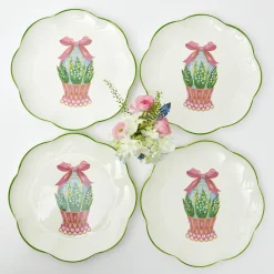 Scalloped Easter Dinner Plate (Set Of 4)|Mrs. Alice Best