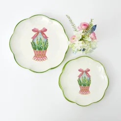 Scalloped Easter Dinner Plate (Set Of 4)|Mrs. Alice Hot