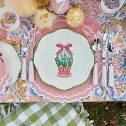 Scalloped Easter Dinner Plate (Set Of 4)|Mrs. Alice Hot