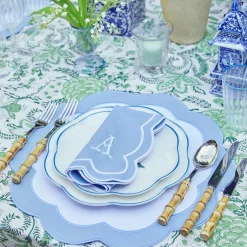 Scalloped Lily Of The Valley Starter Plate (Set Of 4)|Mrs. Alice Hot