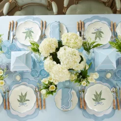 Scalloped Lily Of The Valley Starter Plate|Mrs. Alice New