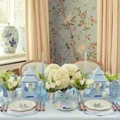 Scalloped Lily Of The Valley Dinner Plate (Set Of 4)|Mrs. Alice Outlet