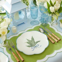 Scalloped Lily Of The Valley Dinner Plate (Set Of 4)|Mrs. Alice Outlet