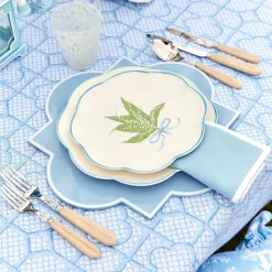Scalloped Lily Of The Valley Dinner Plate (Set Of 4)|Mrs. Alice Outlet