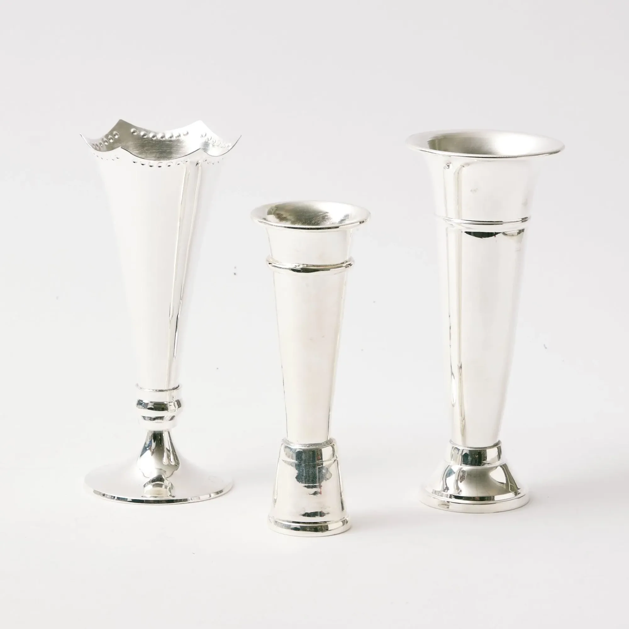 Scalloped Mint Julep Vase (Set Of 3)|Mrs. Alice New