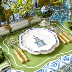 Scalloped Pagoda Starter Plate (Set Of 4)|Mrs. Alice Online