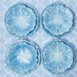 Serena Cabbage Dinner & Starter Plates (Set Of 8)|Mrs. Alice New