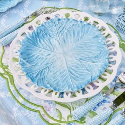 Serena Cabbage Dinner & Starter Plates (Set Of 8)|Mrs. Alice New