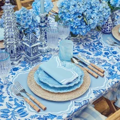 Serena Cornflower Blue Placemats (Set Of 4)|Mrs. Alice Outlet