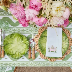 Serena Green Cabbage Starter Plate|Mrs. Alice Clearance