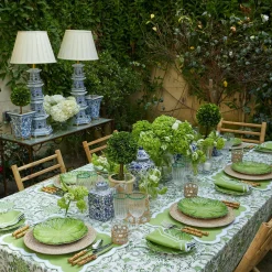 Serena Green Tablecloth|Mrs. Alice Clearance