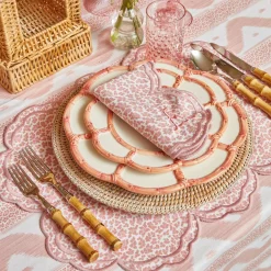Serena Pink Leopard Napkins (Set Of 4)|Mrs. Alice Hot