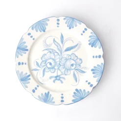 Seville Blue Gardenia Dinner Plate|Mrs. Alice