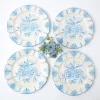Seville Blue Gardenia Dinner Plate (Set Of 4)|Mrs. Alice