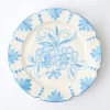 Seville Blue Gardenia Dinner Plate|Mrs. Alice Best