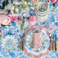 Seville Blue Gardenia Starter Plate (Set Of 4)|Mrs. Alice