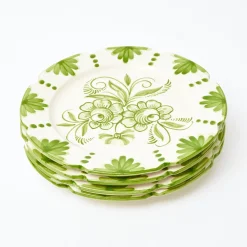 Seville Green Gardenia Dinner Plates (Set Of 4)|Mrs. Alice Outlet